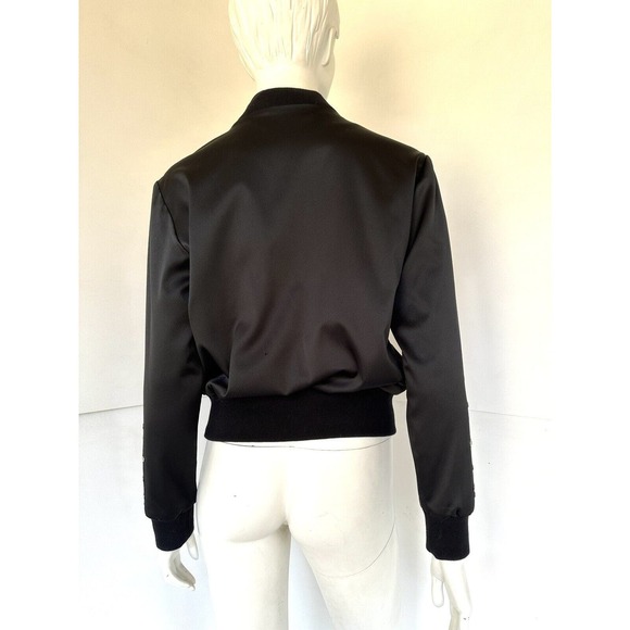 Spenser Jeremy Bomber Jacket w Rivets Womens Sz S - Picture 4 of 5